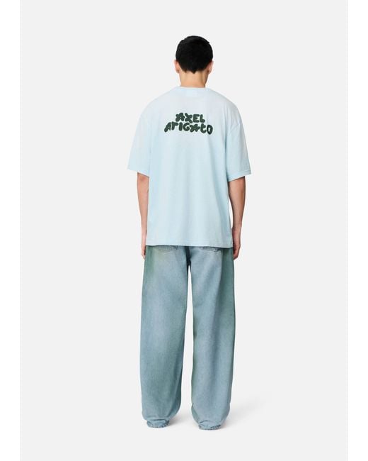 Axel Arigato Blue Spray Relaxed Jeans for men