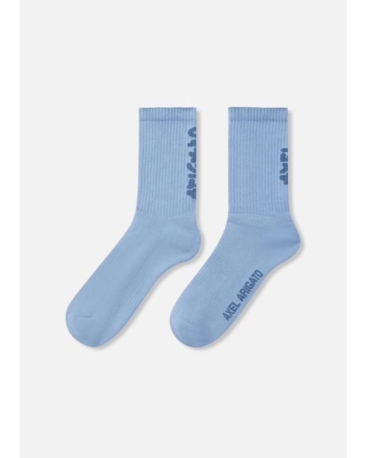 Axel Arigato Blue Floral Jacquard Socks