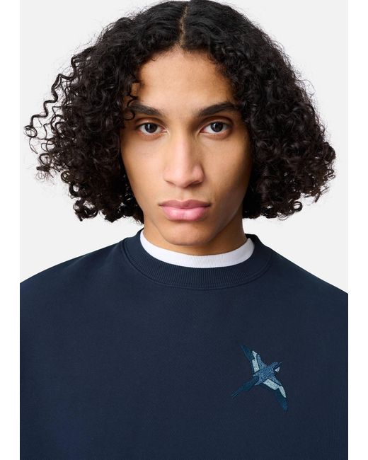 Axel Arigato Blue Micro Bee Bird Sweatshirt for men