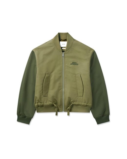 Axel Arigato Green Archer Bomber Jacket for men