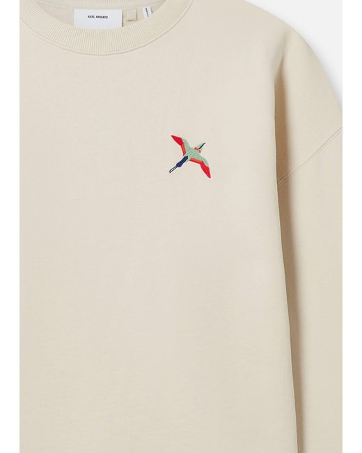 Axel Arigato White Bee Bird Sweatshirt for men