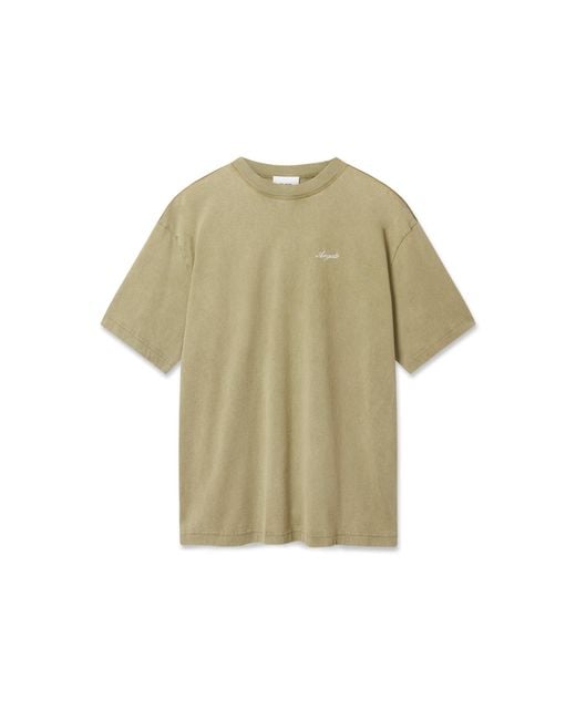 Axel Arigato Green Honor Washed T-Shirt for men