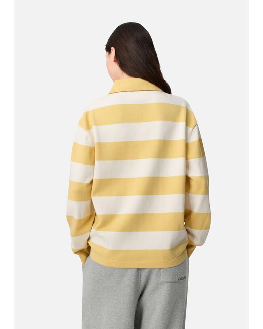 Axel Arigato Yellow Frey Polo Sweater