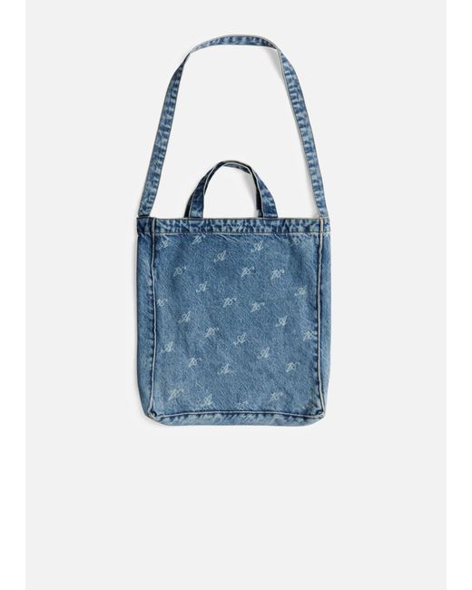 Axel Arigato Blue Dune Script A Denim Bag