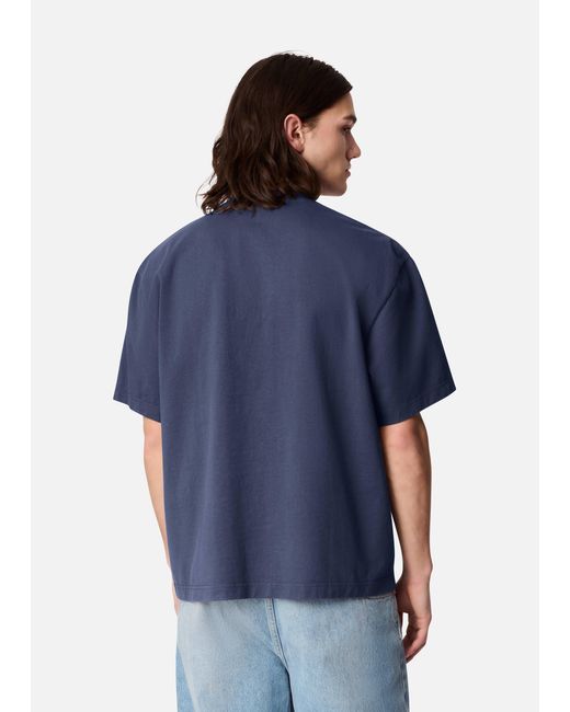 Axel Arigato Blue Flock T-Shirt for men