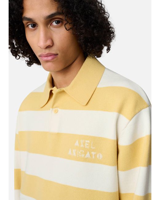 Axel Arigato Yellow Frey Polo Sweater