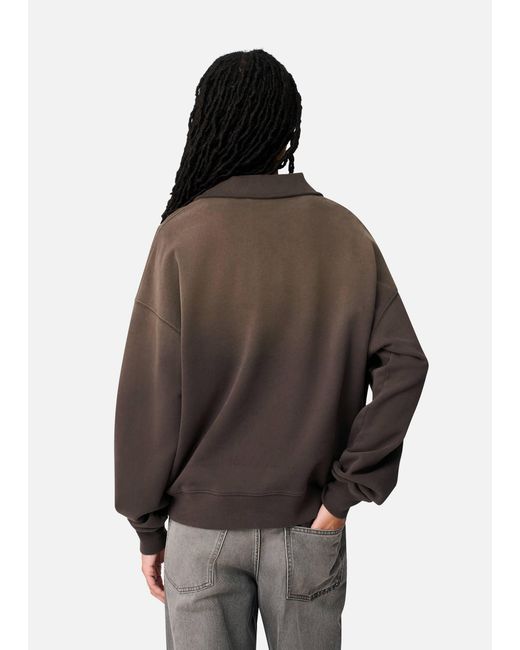 Axel Arigato Brown Maze Polo Sweater for men