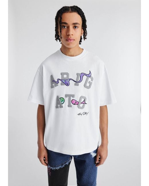 Axel Arigato White Aa X Kenny Scharf T-Shirt for men