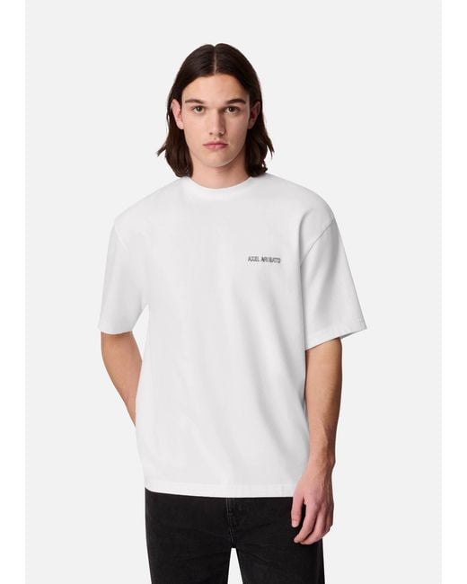 Axel Arigato White Forest Sketch T-Shirt for men