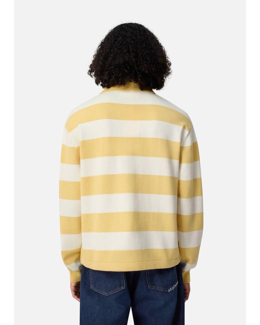Axel Arigato Yellow Frey Polo Sweater