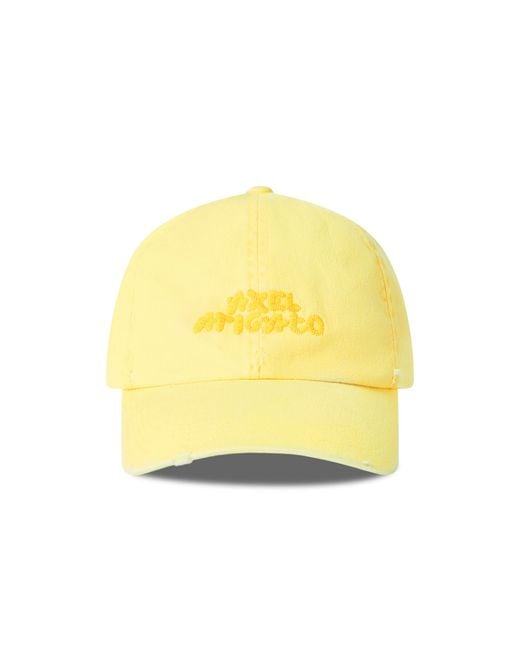Axel Arigato Yellow Floral Washed Cap