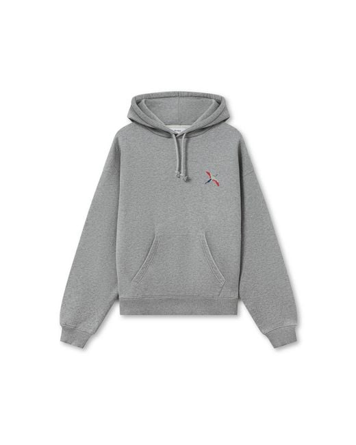 Axel Arigato Gray Bee Bird Hoodie for men
