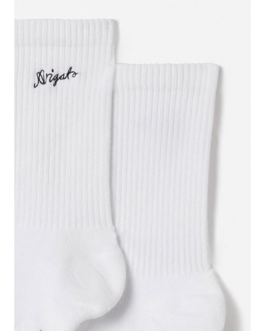 Axel Arigato White Scribble Arigato Tube Socks