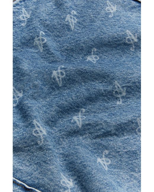 Axel Arigato Blue Dune Script A Denim Bag