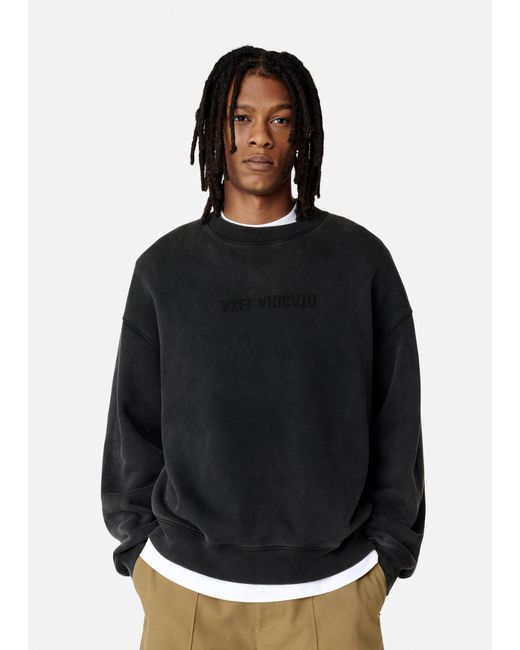 Axel Arigato Black Distort Washed Sweatshirt for men