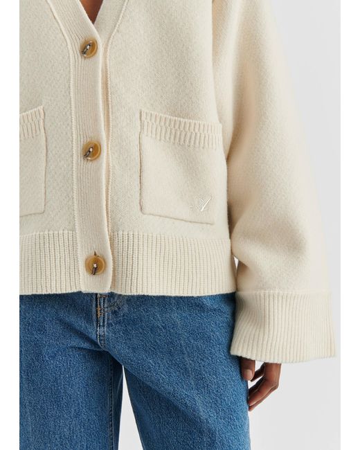 Axel Arigato Natural Memory Relaxed Cardigan