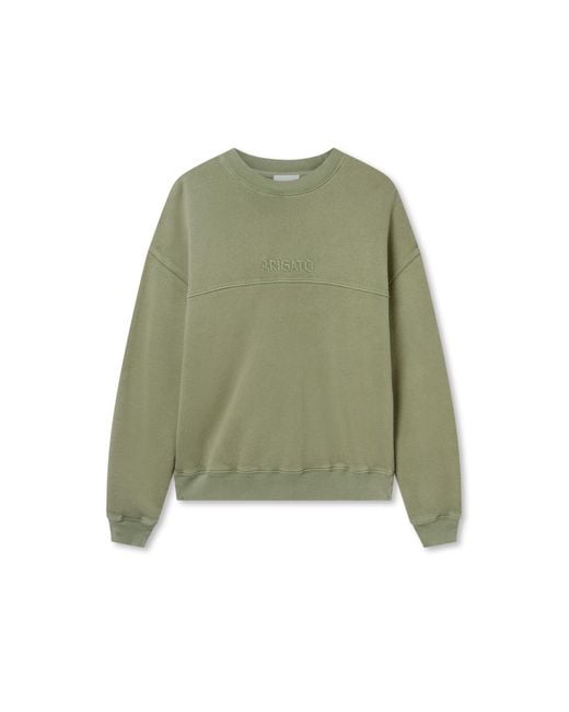 Axel Arigato Green Gens Washed Sweatshirt for men
