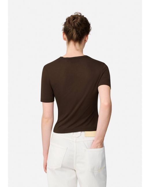 Axel Arigato Brown Arigato Sheer Top