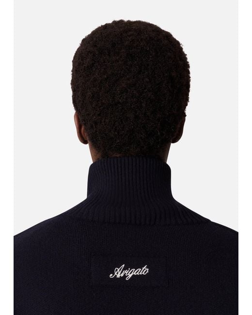 Axel Arigato Blue Core Zip-Up Sweater for men