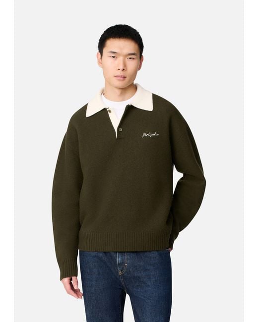 Axel Arigato Green Sonny Polo Sweater for men