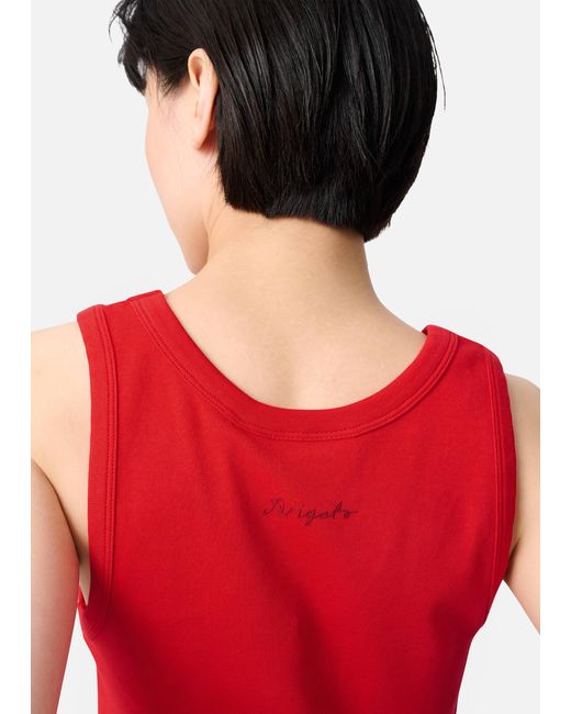 Axel Arigato Red Traced Tank Top