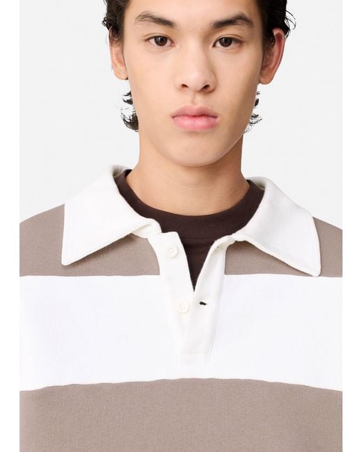 Axel Arigato White Shift Striped Sweatshirt for men
