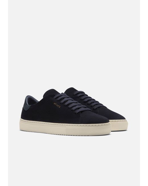Axel Arigato Black Clean 90 Suede Sneaker for men