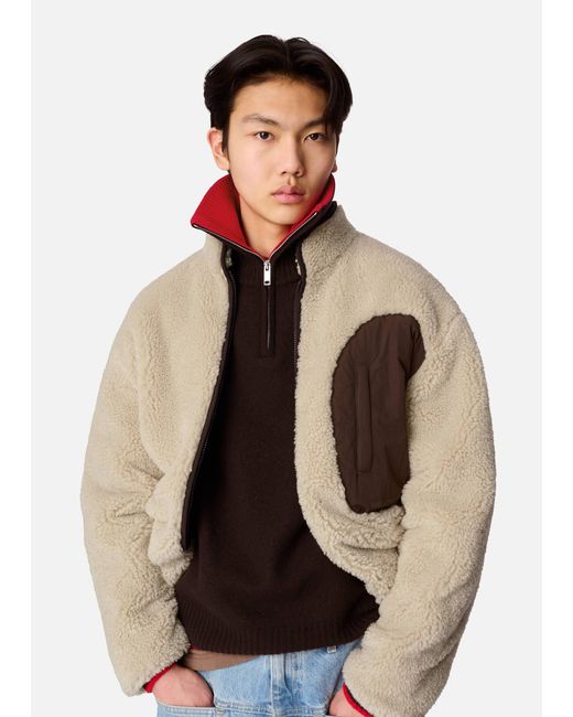 Axel Arigato Red Trace Half Zip Sweater for men