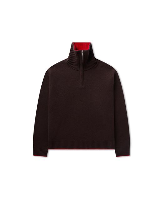 Axel Arigato Red Trace Half Zip Sweater for men