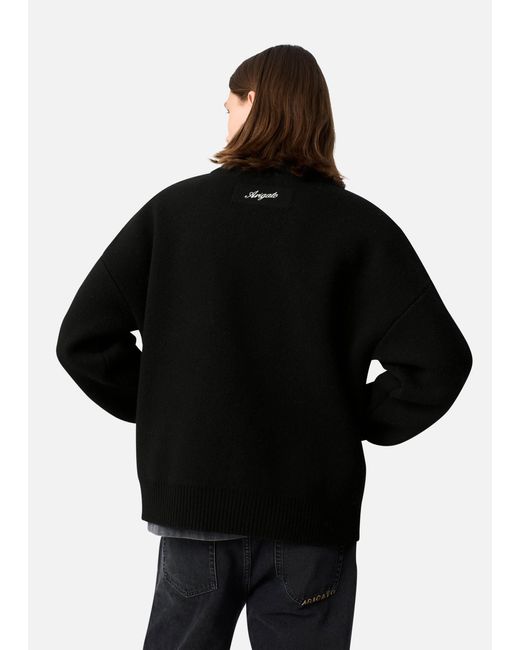 Axel Arigato Black Core Zip-Up Sweater for men