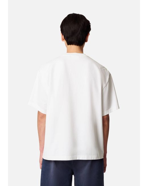 Axel Arigato White Flock T-Shirt for men