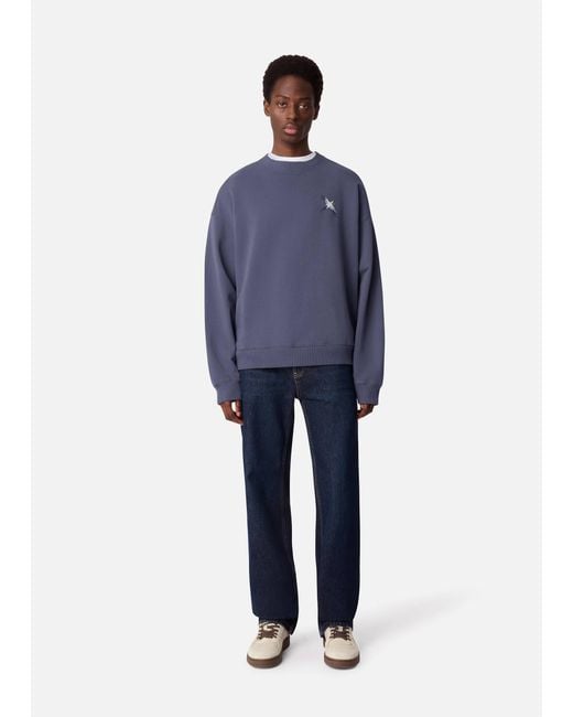 Axel Arigato Blue Micro Bee Bird Sweatshirt for men