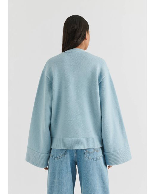 Axel Arigato Blue Memory Relaxed Cardigan