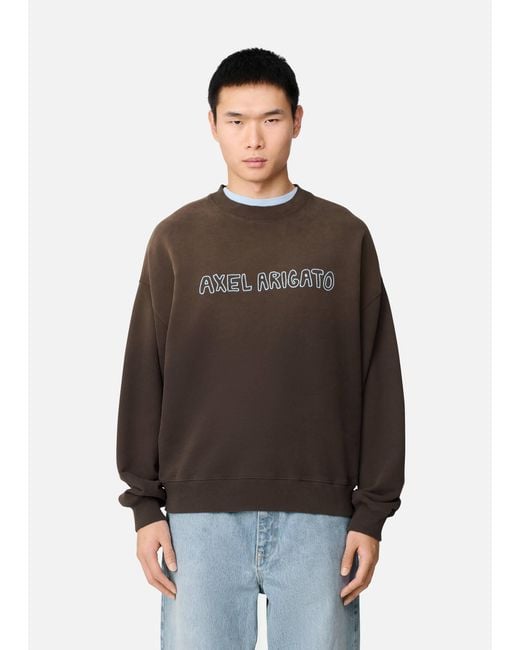 Axel Arigato Brown Rue Sweatshirt