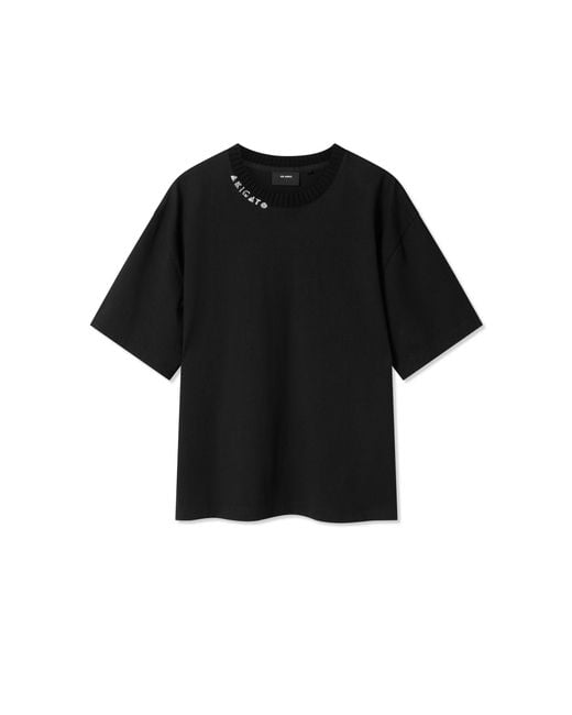 Axel Arigato Black Apex Ribbed T-Shirt for men