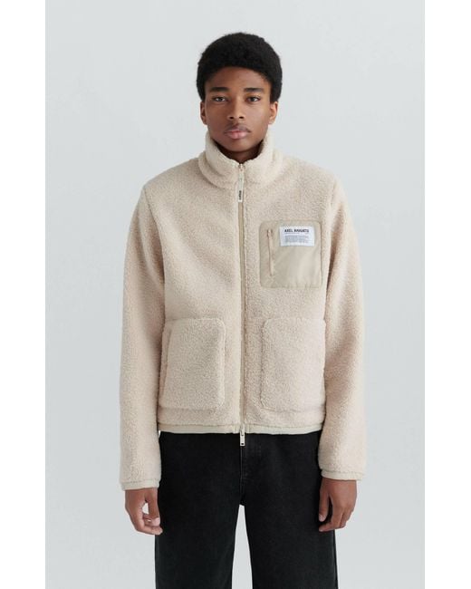 Beige clearance fleece jacket