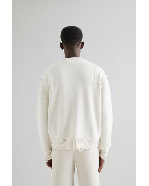 Axel Arigato White Arigato Space Club Sweater for men