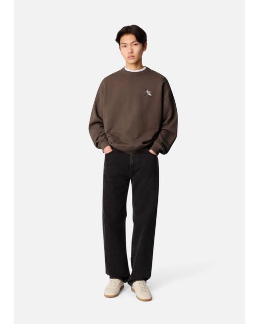 Axel Arigato Brown Micro Bee Bird Sweatshirt for men