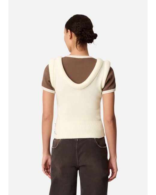 Axel Arigato White Marla Vest