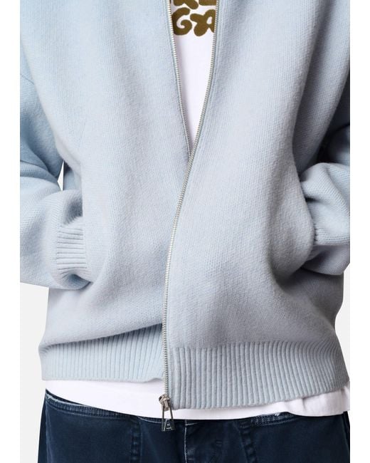 Axel Arigato Blue Core Zip-Up Sweater for men