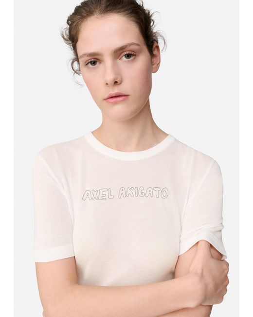 Axel Arigato White Arigato Sheer Top