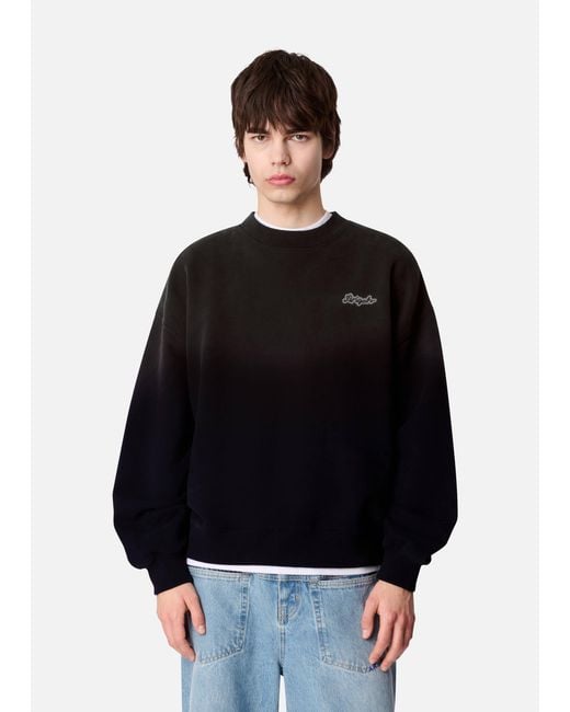 Axel Arigato Black Trace Washed Sweatshirt for men