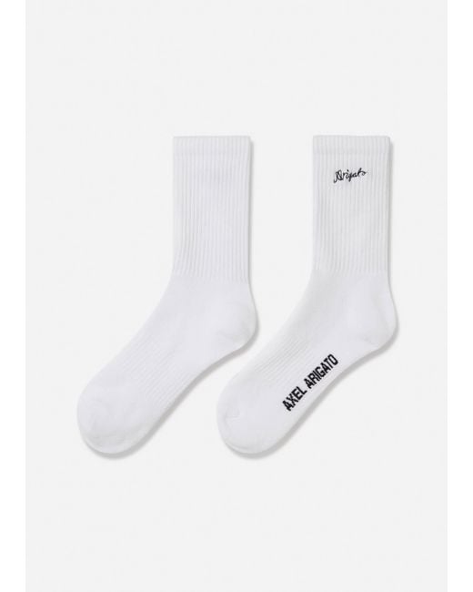 Axel Arigato White Scribble Arigato Tube Socks