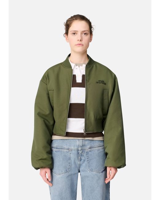 Axel Arigato Green Lola Bomber Jacket
