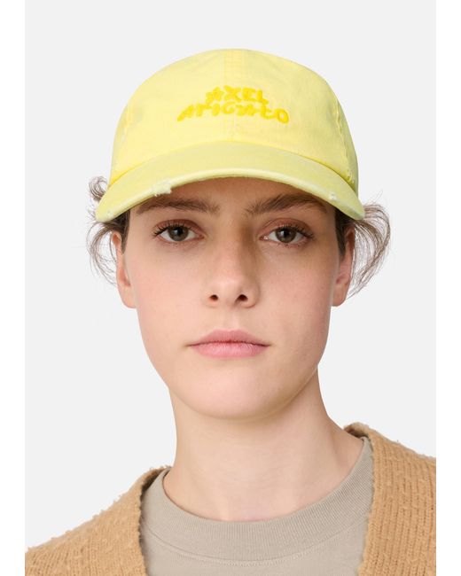 Axel Arigato Yellow Floral Washed Cap