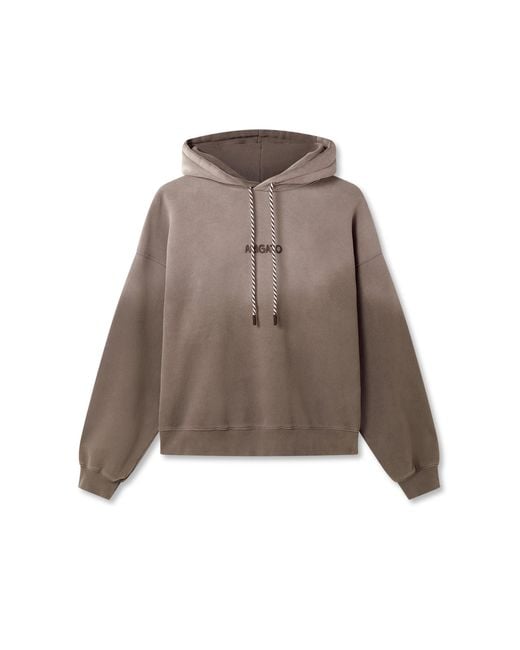 Axel Arigato Brown Gens Washed Hoodie for men