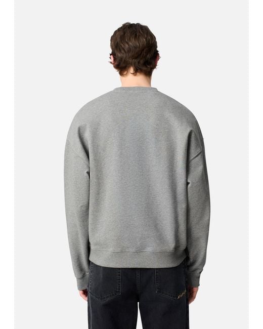 Axel Arigato Gray Micro Bee Bird Sweatshirt for men