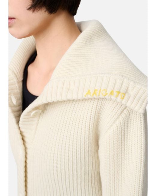 Axel Arigato White Celine Cardigan