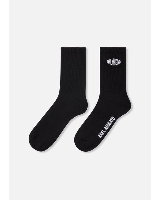 Axel Arigato Black Distort Logo Socks