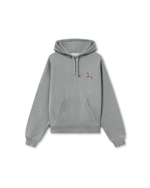 Axel Arigato Gray Bee Bird Hoodie for men